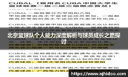 北京篮球队个人能力深度解析与球员成长之路探讨